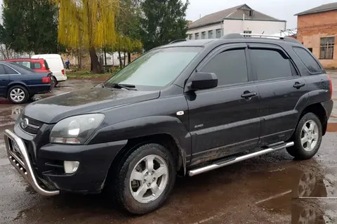 Бічні труби (2 шт., Нерж.) для Kia Sportage 2004-2010 рр — Kia Sportage 2004-2010 гг. DianaParts