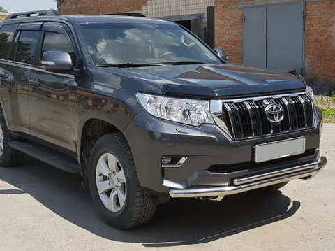 Передній захист ST014 (нерж) 60/42 мм для Toyota Land Cruiser Prado 150 2009-2023 рр — Toyota Land Cruiser Prado 150 2009-2023 гг. DianaParts
