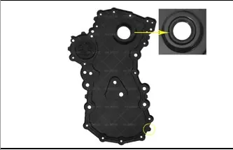 Кришка двигателя ford transit 2014-, 2005433 — STAUTO_RRP DianaParts
