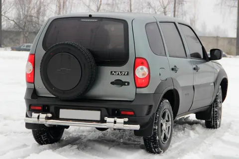 Задня дуга AK015 (нерж.) для Chevrolet Niva 1998-2020 рр — Chevrolet Niva 1998-2020 гг. DianaParts