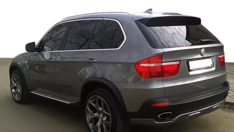 Накладка на задній бампер (2007-2010, під фарбування) для BMW X5 E70 рр — BMW X5 E70 2007-2013 гг. DianaParts