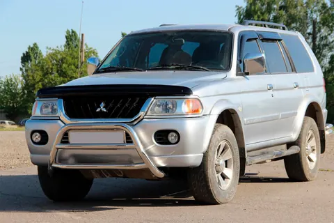 Кенгурятник WT022 (нерж) для Mitsubishi Pajero Sport 1996-2007 рр — Mitsubishi Pajero Sport 1996-2007 гг. DianaParts