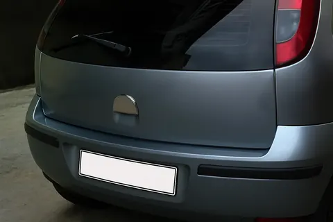 Хром на ручку багажника (нерж) OmsaLine - Італійська нержавійка для Opel Corsa C 2000-2006 рр — Opel Corsa C 2000-2006 гг. DianaParts