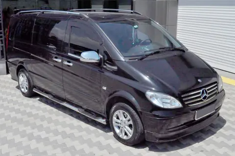 Бічні труби (2 шт., Нерж.) d70, Коротка/Середня бази для Mercedes Vito W639 2004-2014 рр — Mercedes Vito W639 2004-2014 гг. DianaParts