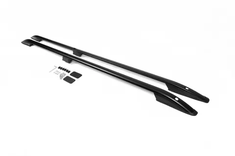 Рейлінги Skyport (2 шт, чорні) Коротка база для Ford Custom 2013-2022 рр — Ford Custom 2013-2022 гг. DianaParts