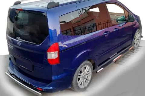 Бічні труби (2 шт., нерж) для Ford Courier 2014-2023 рр — Ford Courier 2014-2023 гг. DianaParts