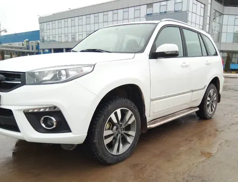 Бокові пороги Premium (2 шт., нерж.) Ø60 для Chery Tiggo 3 2005- рр — Chery Tiggo 3 2005- гг. DianaParts