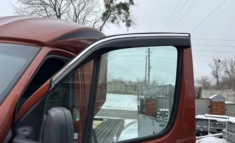 Вітровики (2 шт, EuroCap, Chrome) для Mercedes Sprinter W906 2006-2018 рр — Mercedes Sprinter W906 2006–2018 гг. DianaParts