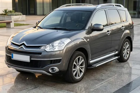 Бокові пороги Line (2 шт., Алюміній) для Citroen C-Crosser 2007-2013 рр — Citroen C-Crosser 2007-2013 гг. DianaParts