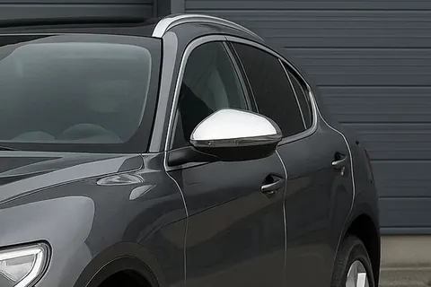 Накладки на дзеркала Carmos (2 шт, нерж) для Alfa Romeo Stelvio 2016- рр — Alfa Romeo Stelvio 2016- гг. DianaParts