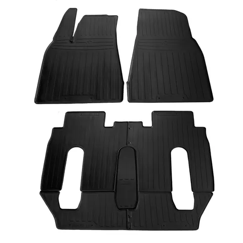 Гумові килимки (6-місний, Stingray Premium) для Tesla Model X 2015- рр — Tesla Model X 2015- гг. DianaParts