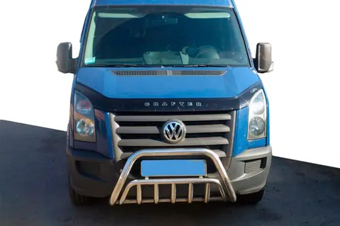 Кенгурятник WT002 (нерж) для Volkswagen Crafter 2006-2016 рр — Volkswagen Crafter 2006-2016 гг. DianaParts