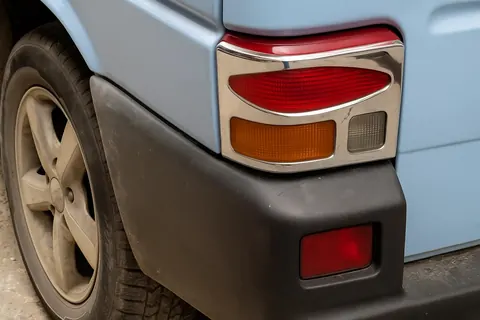 Накладки на стопи (2 шт., нерж) Carmos - Турецька сталь для Volkswagen T4 Transporter 1990-2003 рр — Volkswagen T4 Transporter 1990-2003 гг. DianaParts