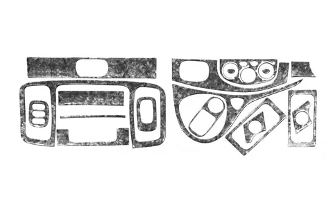Накладки на панель Титан для Nissan Primastar 2002-2014 рр — Nissan Primastar 2002-2014 гг. DianaParts
