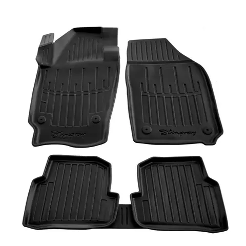 Килимки Stingray 3D (5 шт, поліуретан) для Skoda Fabia 2014-2021 рр — Skoda Fabia 2014-2021 гг. DianaParts