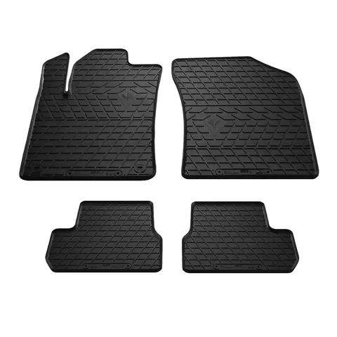 Гумові килимки (4 шт, Stingray Premium) для Citroen C-3 2009-2016 рр — Citroen C-3 2009–2016 гг. DianaParts
