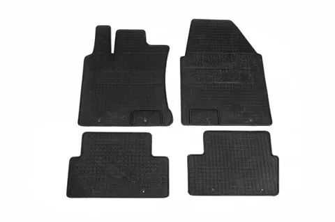 Гумові килимки (4 шт, Polytep) для Nissan Qashqai 2010-2014 рр — Nissan Qashqai 2010-2014 гг. DianaParts