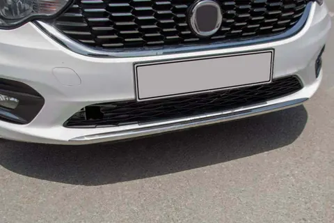 Накладка на передній бампер OmsaLine (2016-2020, нерж) для Fiat Tipo 2016- рр — Fiat Tipo 2016- гг. DianaParts