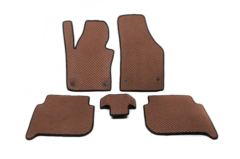 Килимки EVA (Коричневий) для Volkswagen Touran 2010-2015 рр — Volkswagen Touran 2010-2015 гг. DianaParts