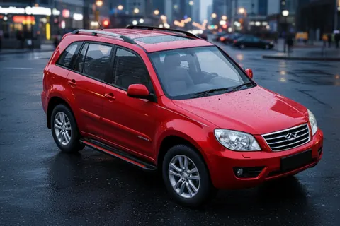 Бокові пороги Maya Red (2 шт., алюміній) для Chery Tiggo 1 2005-2016 рр — Chery Tiggo 1 2005-2016 гг. DianaParts