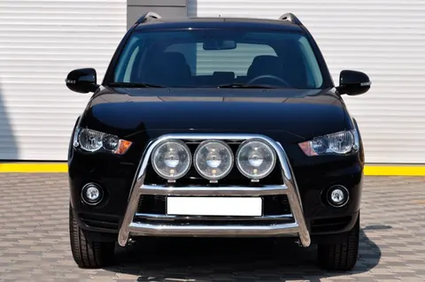 Кенгурятник WT018 (нерж.) для Mitsubishi Outlander 2006-2012 рр — Mitsubishi Outlander 2006-2012 гг. DianaParts