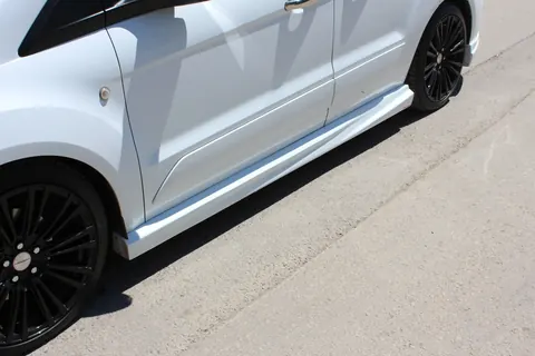 Бокові пороги (під фарбування) для Ford Connect 2014-2021 рр — Ford Connect 2014-2021 гг. DianaParts