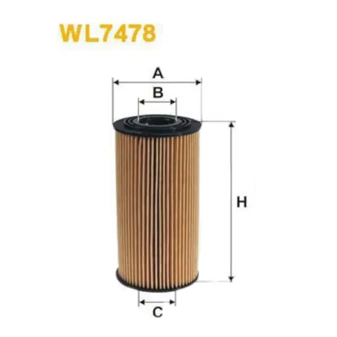 Фільтр масляний Hyundai ix35, Santa Fé II, III, IV WIX FILTERS