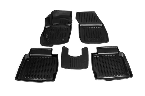 Килимки Stingray 3D (5 шт, поліуретан) для Ford Fusion 2012-2020 рр — Ford Fusion 2012-2020 гг. DianaParts