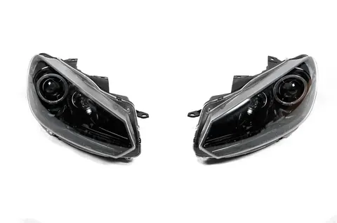 Передні фари Black (2 шт, LED) для Volkswagen Golf 6 2008-2014 рр — Volkswagen Golf 6 2008-2014 гг. DianaParts