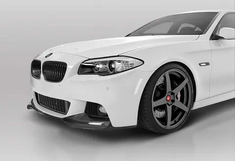 Накладка на передній бампер DPT Lip V-3 (Для M-Performance, чорний глянець) для BMW 5 серія F10/F11 2010-2016 рр — BMW 5 серия F10/F11 2010–2016 гг. DianaParts