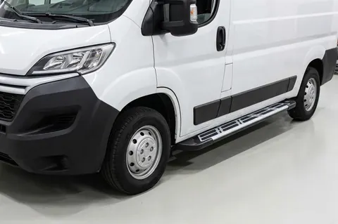 Бокові пороги Sunrise (2 шт., алюміній) Коротка база для Peugeot Boxer 2006-2025 рр — Peugeot Boxer 2006-2025 гг. DianaParts