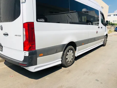 Комплект порогів (під фарбування) L4 - Extra Long для Mercedes Sprinter W907/W910 2018- рр — Mercedes Sprinter W907/W910 2018- гг. DianaParts