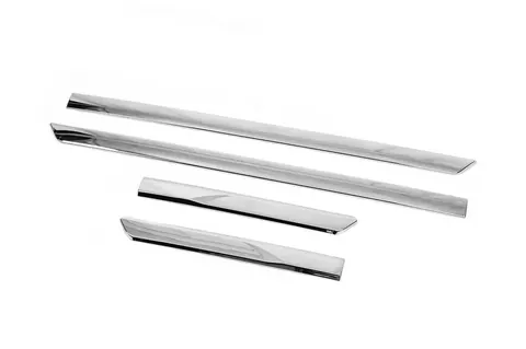 Молдинги дверей хром (4 шт) для Toyota Land Cruiser 300 2021- рр — Toyota Land Cruiser 300 2021- гг. DianaParts