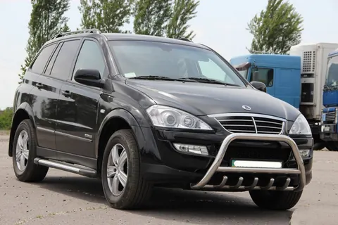 Кенгурятник WT003 (нерж) для SsangYong Action 2005-2018 рр — SsangYong Action 2005-2018 гг. DianaParts