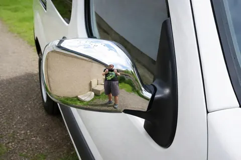 Накладки на дзеркала (2004-2008, 2 шт) OmsaLine - Італійська нержавійка для Renault Kangoo рр — Renault Kangoo 1998-2008 гг. DianaParts