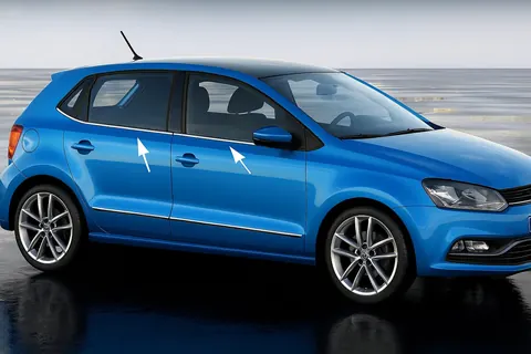 Окантовка вікон HB (6 шт, нерж) для Volkswagen Polo 2010-2017 рр — Volkswagen Polo 2010-2017 гг. DianaParts