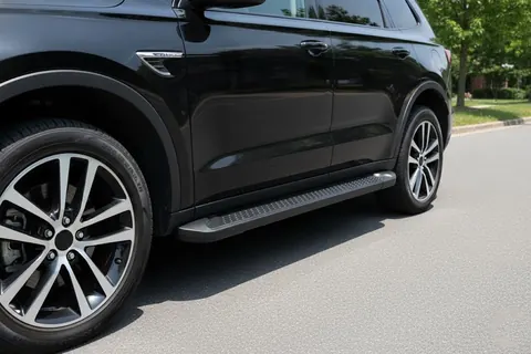 Бокові пороги Allmond Black (2 шт., Алюміній) для Acura MDX 2013-2020 рр — Acura MDX 2013-2020 гг. DianaParts
