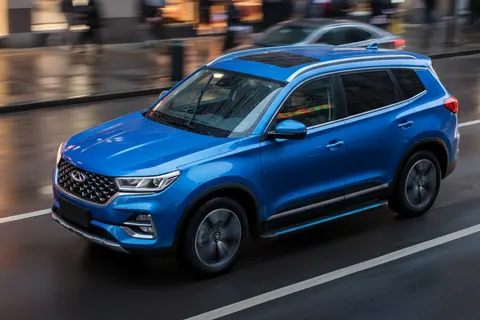 Бокові пороги Maya Blue (2 шт., алюміній) для Chery Tiggo 7 2020- рр — Chery Tiggo 7 2020- гг. DianaParts