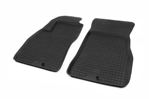 Гумові килимки Big Board (2 шт, Polytep) для Fiat Doblo II 2010-2022 рр — Fiat Doblo II 2010-2022 гг. DianaParts