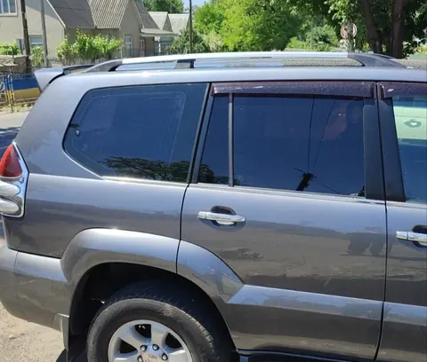 Рейлінги Хром турецькі Металеві ніжки для Toyota Land Cruiser Prado 120 2002-2009 рр — Toyota Land Cruiser Prado 120 2002-2009 гг. DianaParts