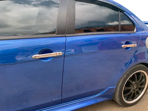 Накладки на ручки (4 шт) Без чіпа, OmsaLine - Італійська нержавійка для Mitsubishi Lancer X 2008- рр — Mitsubishi Lancer X 2008- гг. DianaParts