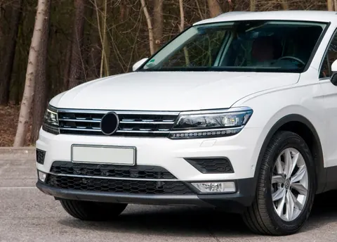 Накладки на кант решітку і фари 2016-2020 (3 шт, нерж) для Volkswagen Tiguan рр — Volkswagen Tiguan 2016-2023 гг. DianaParts