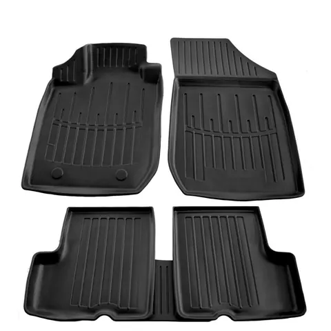 Килимки Stingray 3D (5 шт, поліуретан) для Renault Logan I 2005-2008 рр — Renault Logan I 2005-2008 гг. DianaParts