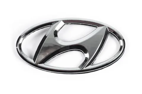 Емблема 86300-1J500 (125 мм на 65 мм) для Hyundai I-20 2008-2012 рр — Hyundai I-20 2008-2012 гг. DianaParts