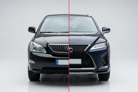 Комплект рестайлінгу в 2021 рік (бампер, фари, стопи) для Lexus RX 2003-2009 рр — Lexus RX 2003-2009 гг. DianaParts