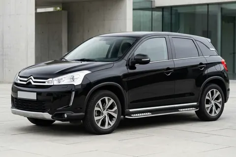 Бокові пороги Tayga V2 (2 шт., алюміній) для Citroen C-4 Aircross 2012-2017 рр — Citroen C-4 Aircross 2012-2017 гг. DianaParts
