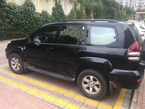 Рейлінги Skyport Black (2 шт) для Toyota Land Cruiser Prado 120 2002-2009 рр — Toyota Land Cruiser Prado 120 2002-2009 гг. DianaParts