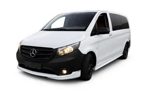 Тюнінг обвіс на передній бампер (під фарбування) для Mercedes Vito/V-class W447 2014- рр — Mercedes Vito/V-class W447 2014- гг. DianaParts