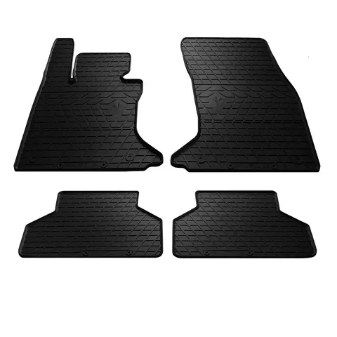 Гумові килимки (4 шт, Stingray Premium) для BMW 5 серія E60/E61 2003-2010 рр — BMW 5 серия E60/E61 2003-2010 гг. DianaParts