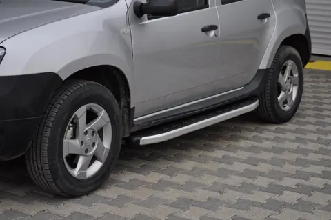 Бокові пороги Fullmond (2 шт., алюміній) для Renault Duster 2008-2017 рр — Renault Duster 2008-2017 гг. DianaParts